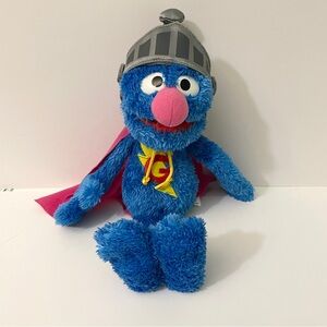 Sesame Street Super Grover Talking Plush 2010 Hasbro